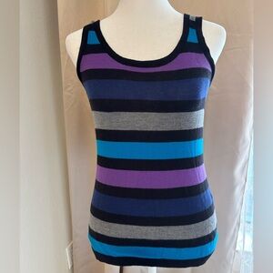 Express Colorful Striped Tank Top